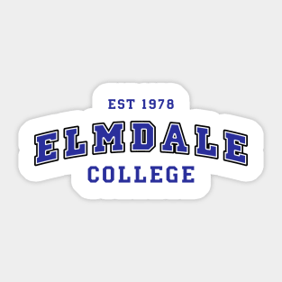 Elmdale College - Schitt's Creek Sticker